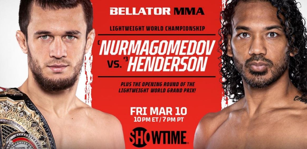 Усман Нурмагомедов встретится с Бенсоном Хендерсоном 10 марта в рамках Гран-при Bellator