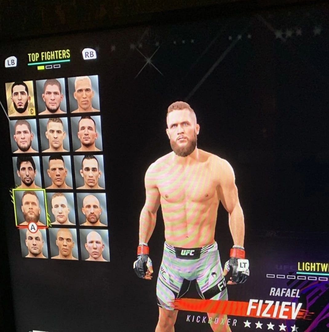 Electronic Arts добавила Физиева в игру EA Sports UFC 4