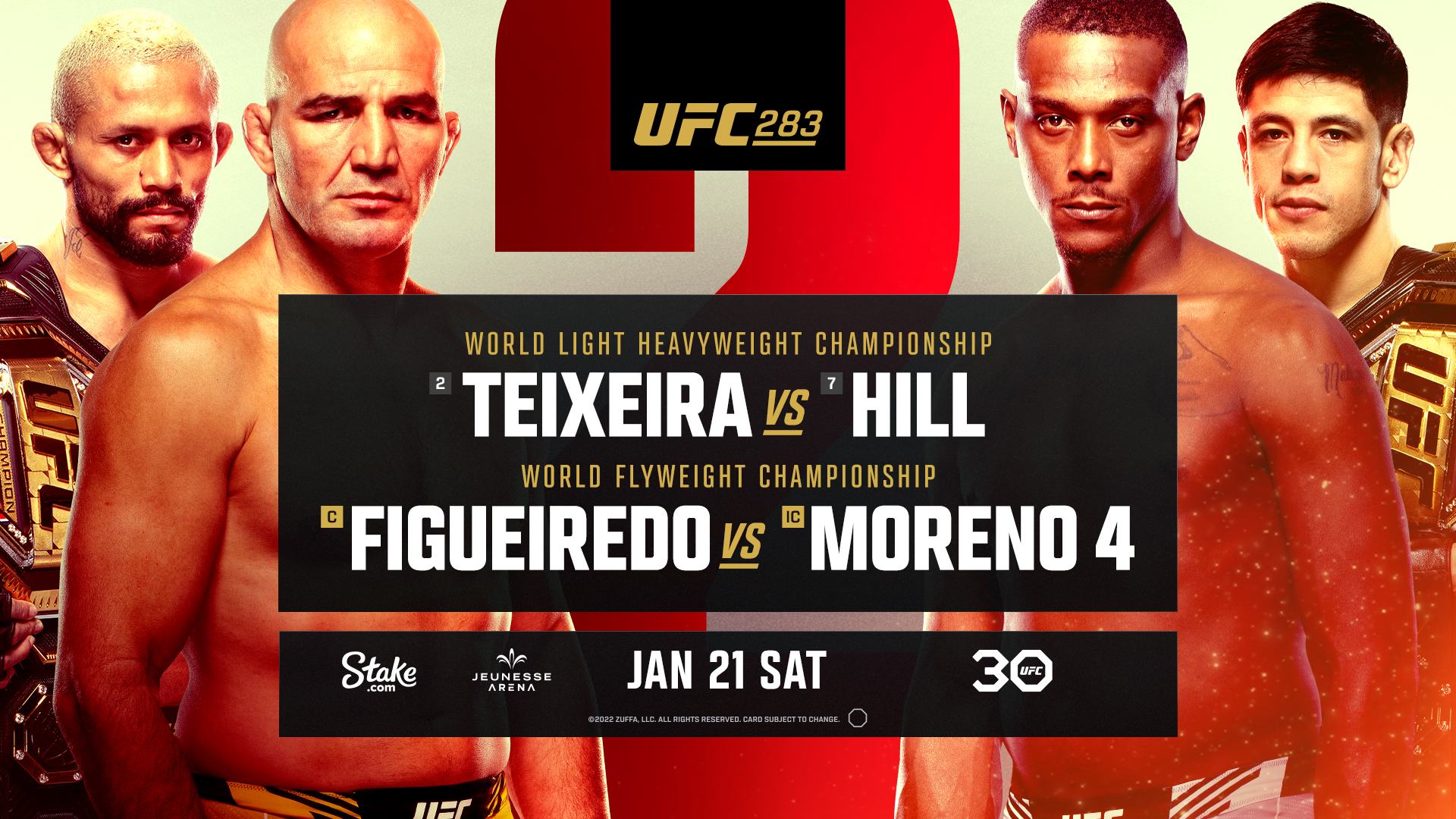 Постер турнира UFC 283