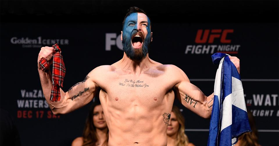 Крейг стал первым в истории бойцом из Шотландии, возглавившим турнир UFC