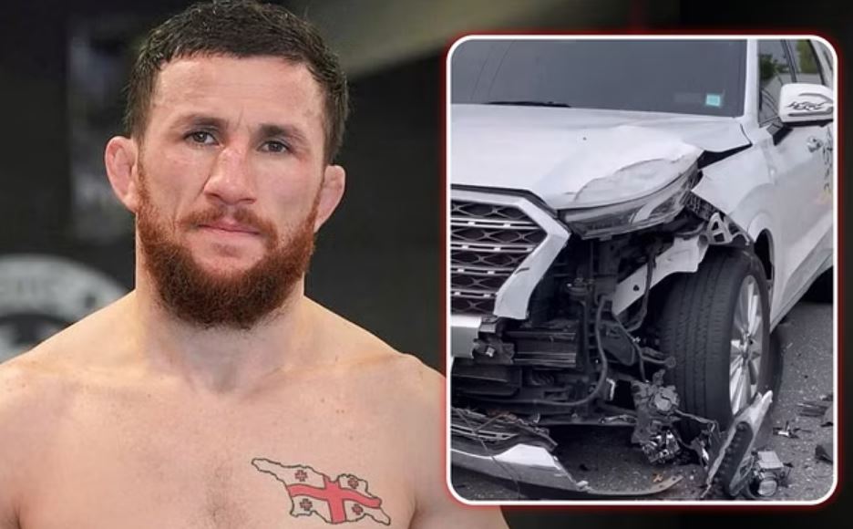 Грузинский боец UFC Двалишвили попал в серьезную аварию в Нью-Йорке