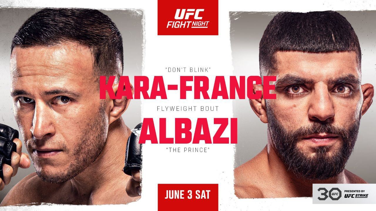 Кай Кара-Франс и Амир Альбази возглавят турнир UFC Vegas 74