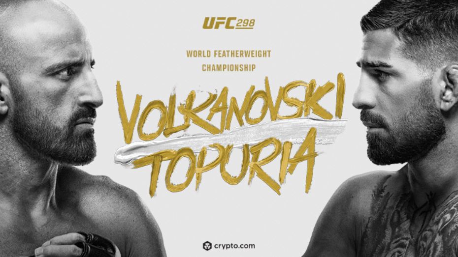 Прямой эфир UFC 298: смотреть онлайн, Волкановски – Топурия, Двалишвили – Сехудо