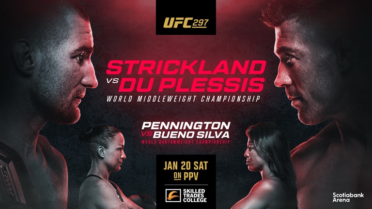 Официальный постер UFC 297