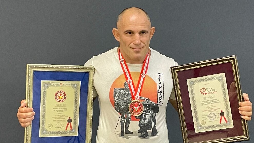 Олейник включен в Книгу рекордов России