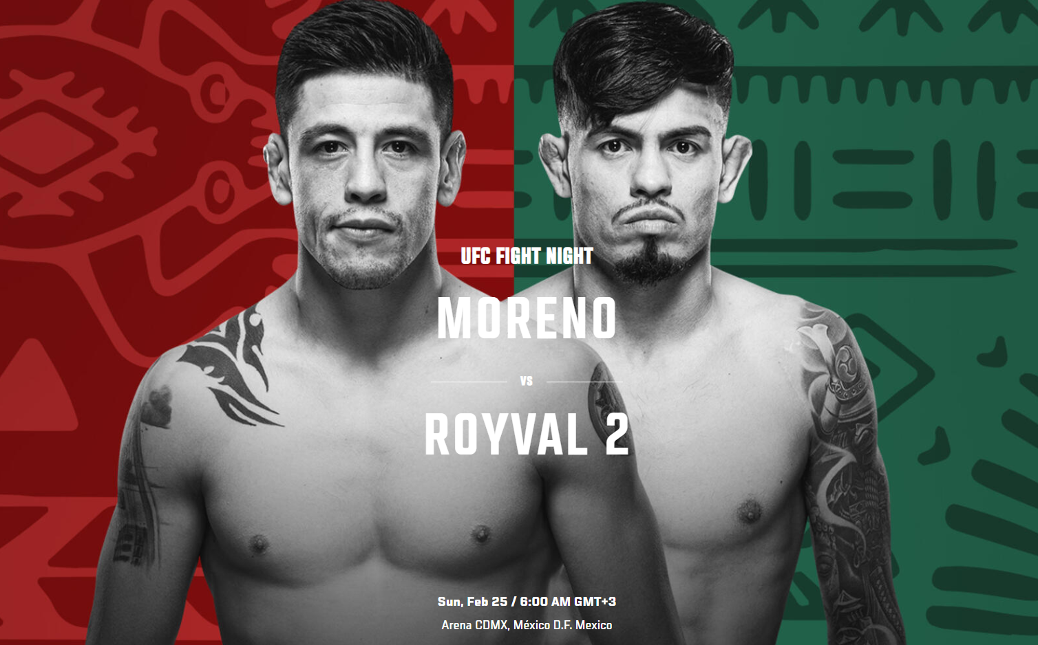 Морено снова побьет Ройвала, а Родригес остановит Ортегу: ставки на лучшие бои UFC Fight Night 237
