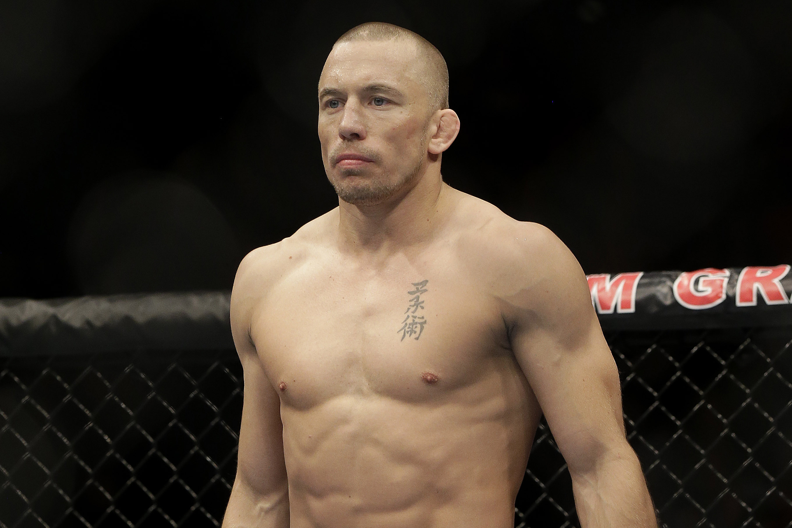 George St Pierre in UFC 266