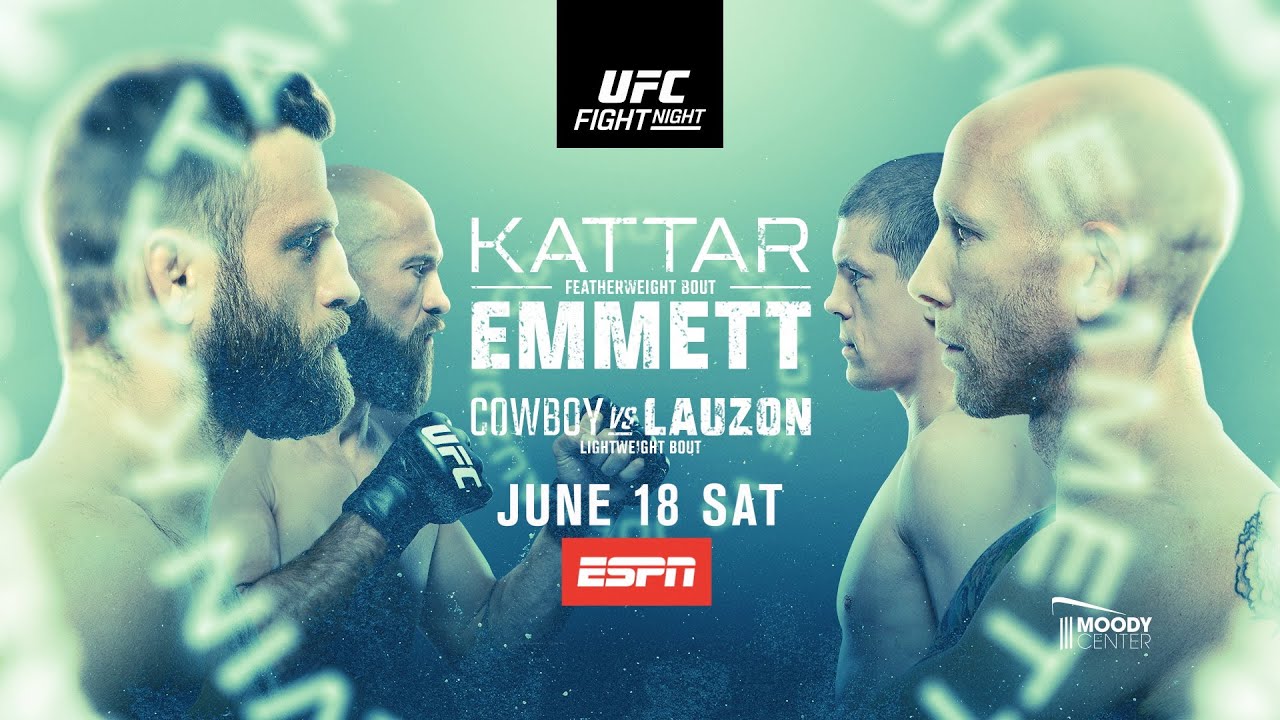 Где смотреть бесплатно UFC 19 июня: полный кард, во сколько главный бой Каттар — Эмметт