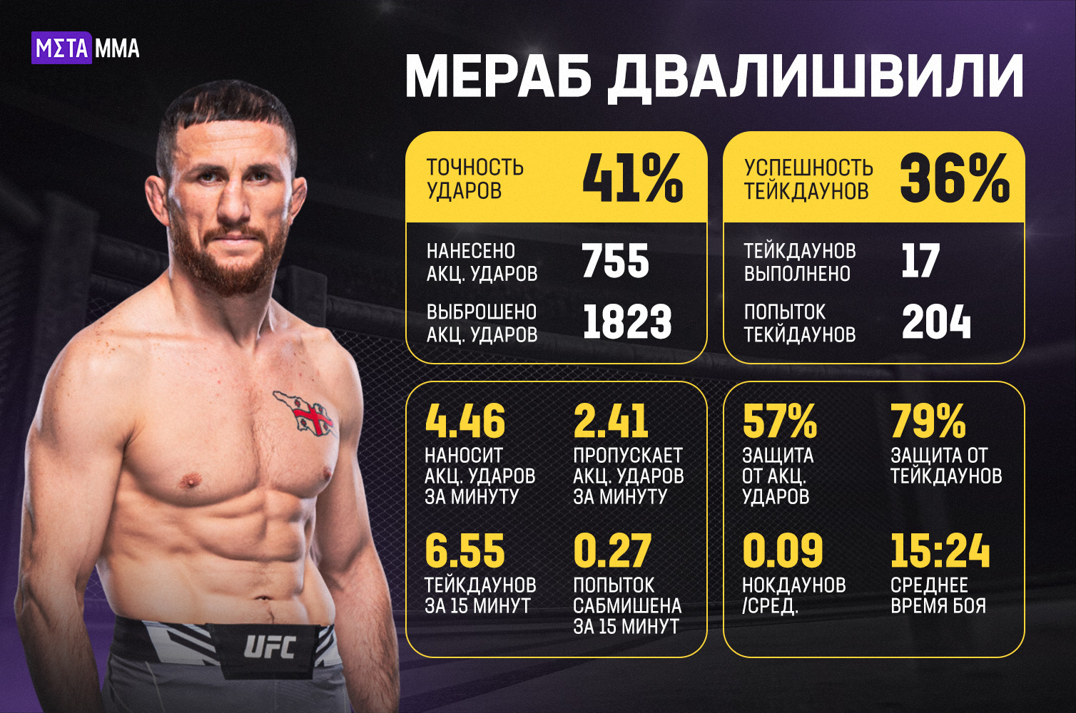 Статистика Мераба Двалишвили