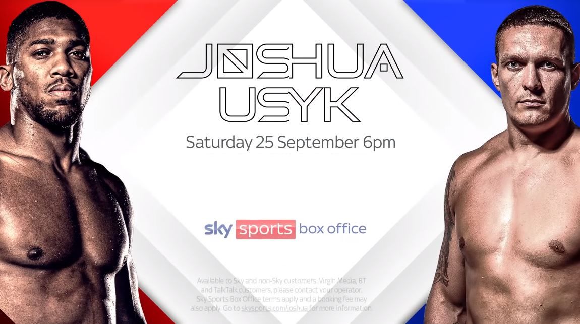 Sky Sports показал промо-ролик боя Джошуа – Усик