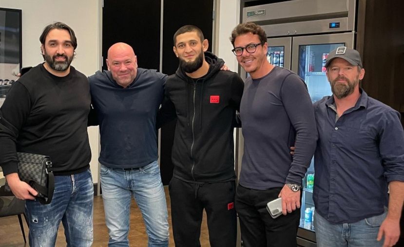 Хамзат Чимаев встретился с руководством UFC