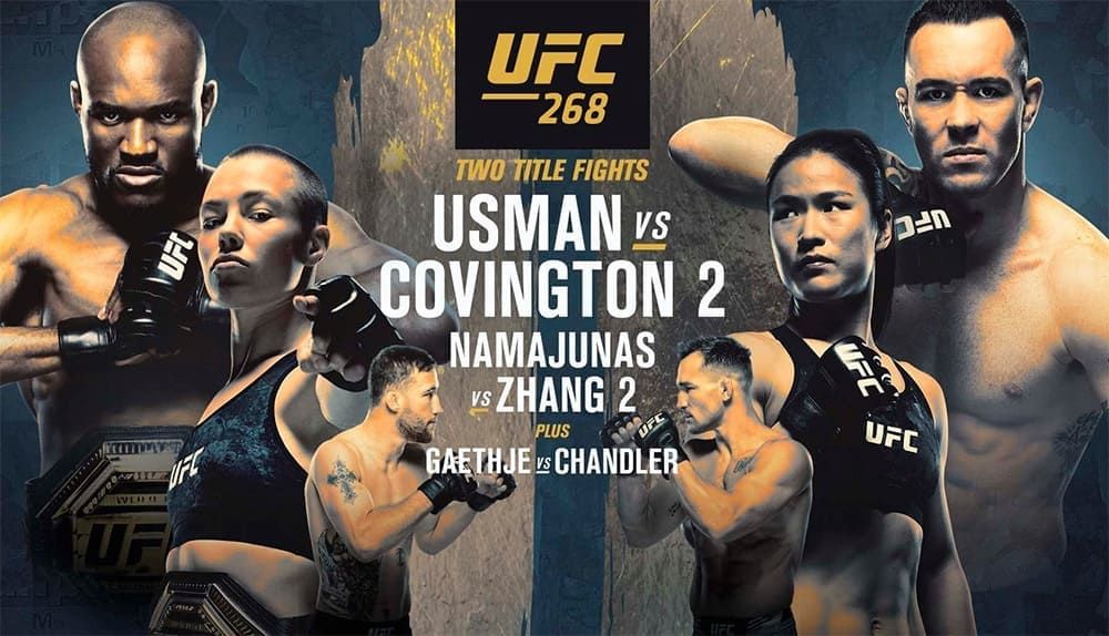 Где смотреть UFC 268: Усман – Ковингтон 2