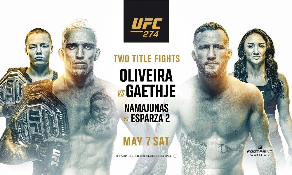 Где смотреть бесплатно UFC 274 7 мая: полный кард, во сколько главный бой Оливейра – Гейджи