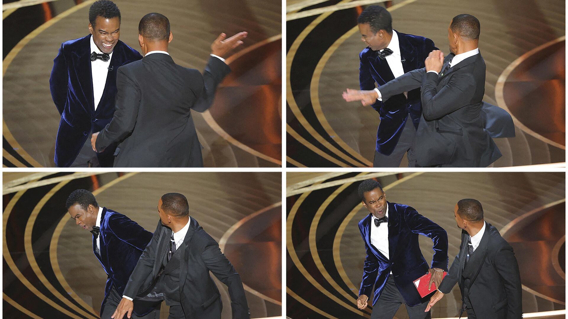 Уилл Смит ударил Криса Рока во время церемонии «Оскара»